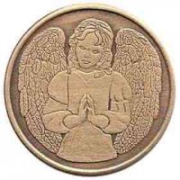 Praying Angel Affirmation Medallion