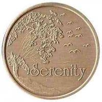 Serenity Peace Affirmation Medallion