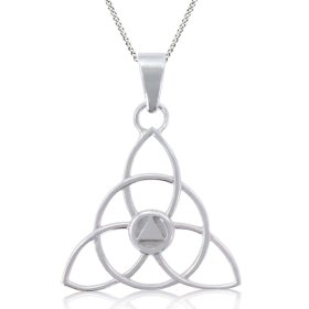 (image for) Silver Celtic Knot Trinity AA Pendant