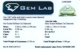 (image for) .75ct tw Canadian Diamond Halo Engagement Ring