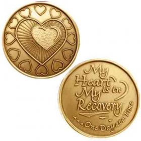 My Heart Affirmation Medallion