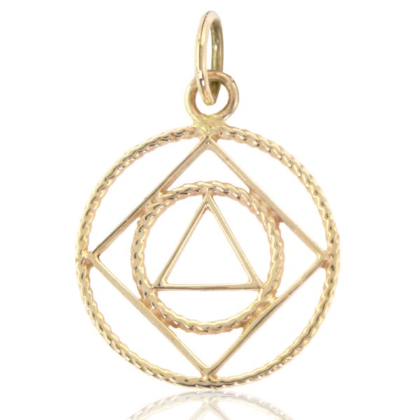(image for) Sterling Silver NA/AA Pendant