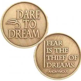 Dare to Dream Affirmation Medallion