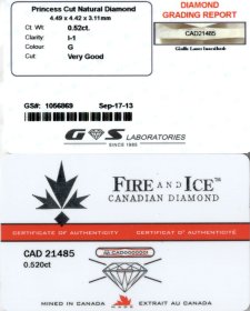 (image for) 1.25ct. tw 19k Canadian Diamond Engagement Ring Set