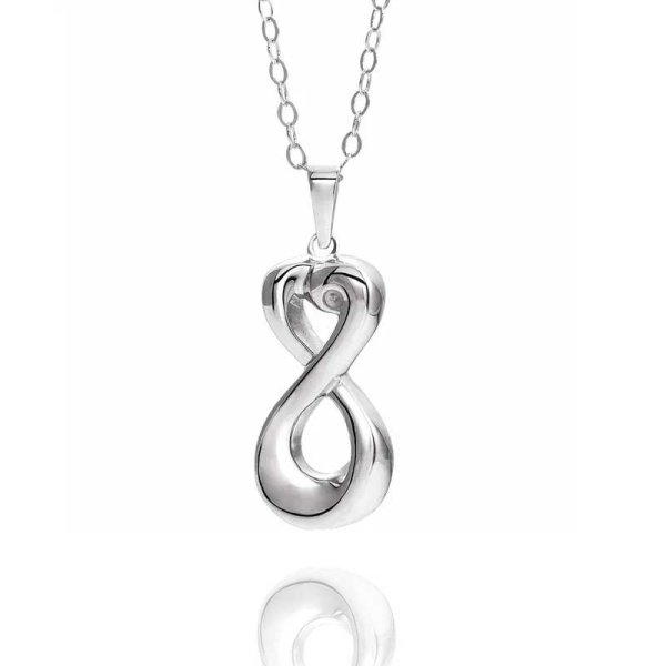 Sterling Silver Infinite Love Ash Holder - Click Image to Close