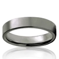 6mm Tungsten Flat Brushed Finished Band