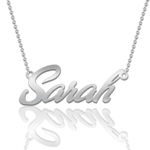 Custom Name Necklace in Script - Click Image to Close