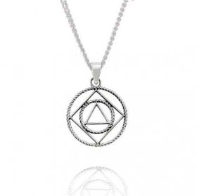 Sterling Silver NA/AA Pendant