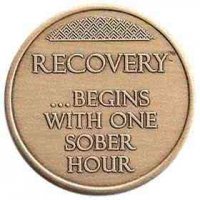 One Sober Hour Affirmation Medallion