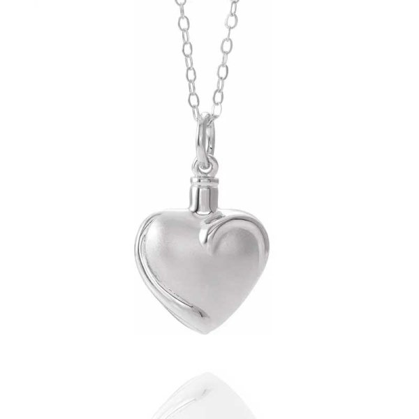 Sterling Silver Heart Ash Holder - Click Image to Close