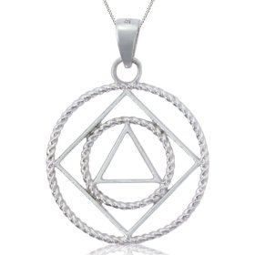 (image for) Sterling Silver NA/AA Pendant