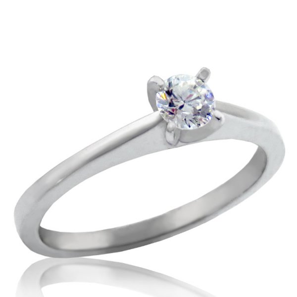 .22ct Canadian Diamond Solitaire Ring - Click Image to Close