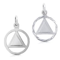 (image for) Silver Embossed AA Pendant