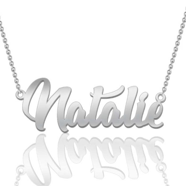 Custom Name Necklace in Script - Click Image to Close