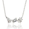 0.75 ct tw Multi-Shape Diamond Pendant in 10K White Gold (image for) 0.75 ct tw Multi-Shape Diamond Pendant in 10K White Gold