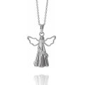 Sterling Silver and Crystal Angel Ash Holder