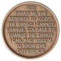 Butterfly Serenity Prayer Medallion