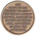 Praying Hands Serenity Medallion