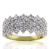 2.00ct tw Pave Diamond Band in 10K Yellow Gold