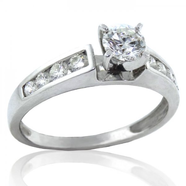 .60ct tw Canadian Diamond Engagement Ring - Click Image to Close