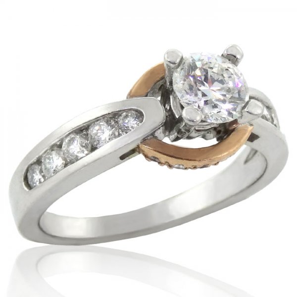.85ct tw Canadian Diamond Engagement Ring - Click Image to Close