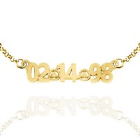 (image for) Gold AA Pendant Custom Date Cut-out