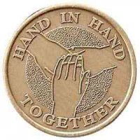 Hand in Hand Affirmation Medallion