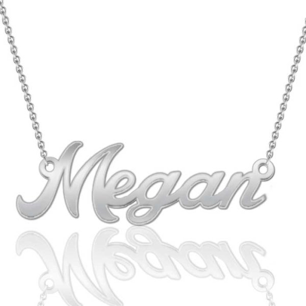 Custom Name Necklace in Script - Click Image to Close