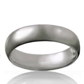 6mm Tungsten Half Round Band