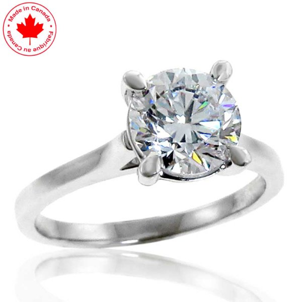 1.50ct Round Brilliant Diamond Solitaire Ring in 14K - Click Image to Close