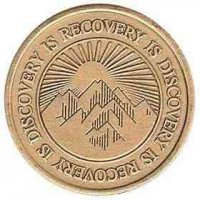 Discovery is Recovery Serenity Prayer Medallion
