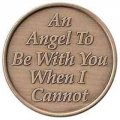 Praying Angel Affirmation Medallion