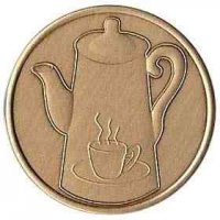Coffee Pot Affirmation Medallion