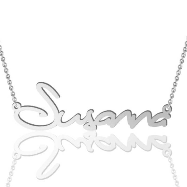 Custom Name Necklace in Script - Click Image to Close