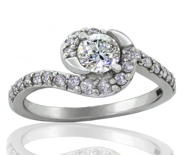 .80ct tw Canadian Ice Diamond Engagement Ring - Click Image to Close