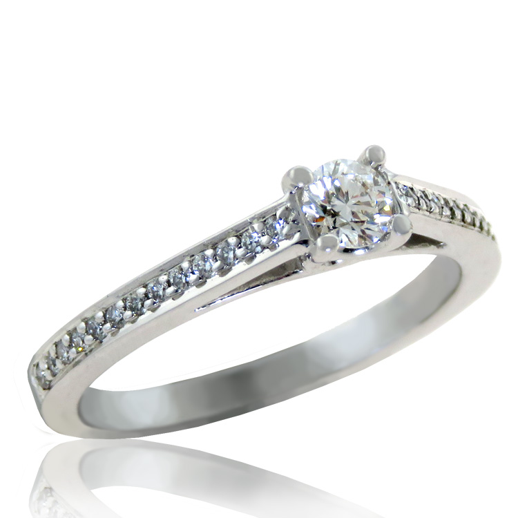 (image for) .33ct tw 14K Canadian Diamond Engagement Ring