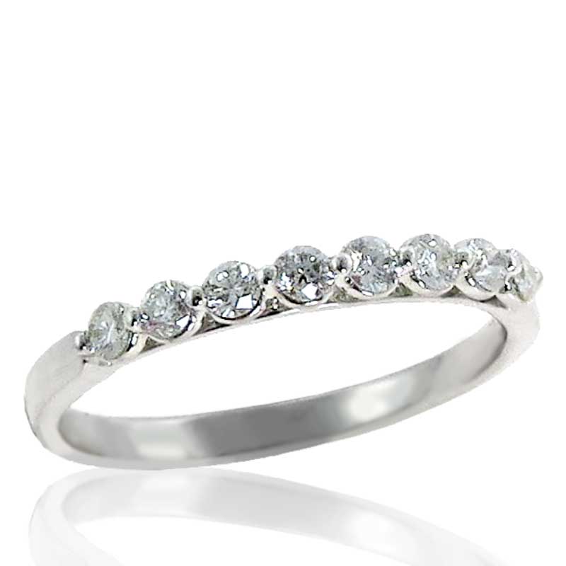 (image for) 0.40ct tw Diamond Band in 14K White Gold