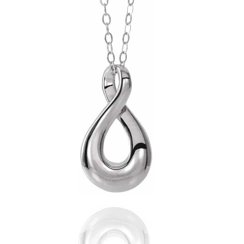 (image for) Sterling Silver Infinity-Inspired Ash Holder