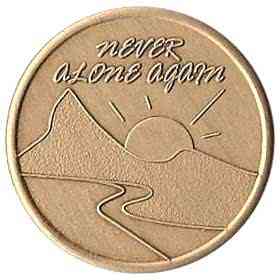 Never Alone Affirmation Medallion