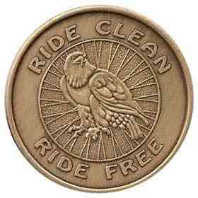 Ride Clean Affirmation Medallion