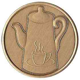 Coffee Pot Affirmation Medallion