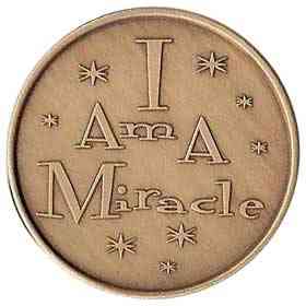 I am a Miracle Affirmation Medallion