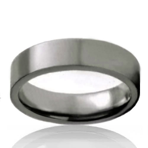 8mm Tungsten Flat Brushed Finished Band - Click Image to Close