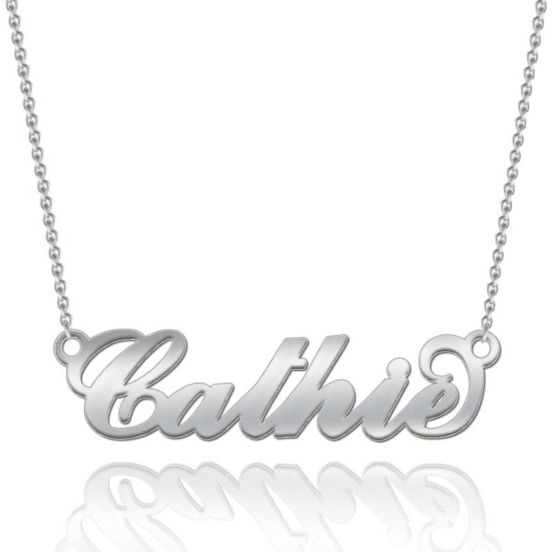 (image for) Custom Name Necklace in Bold Script