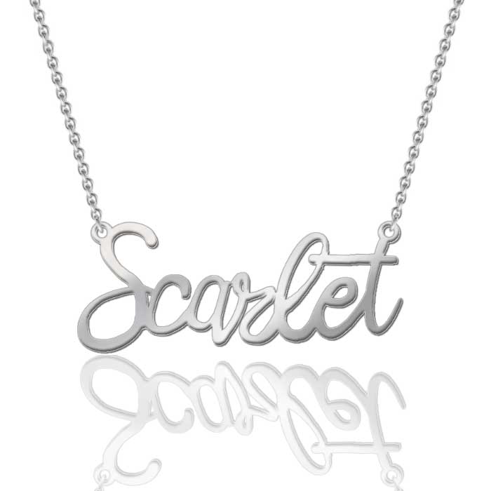 (image for) Custom Name Necklace in Hand Script