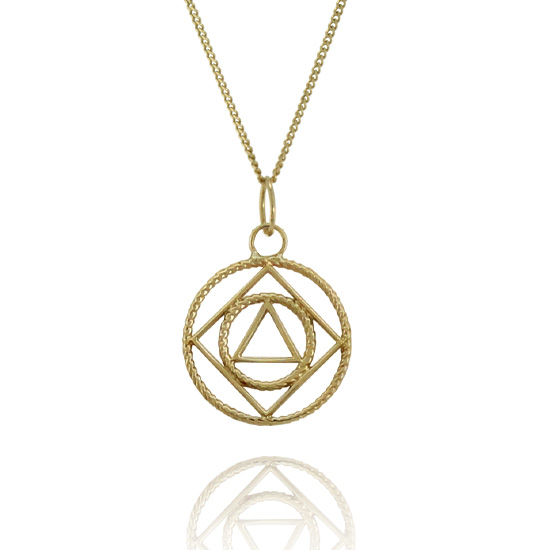 (image for) Sterling Silver NA/AA Pendant