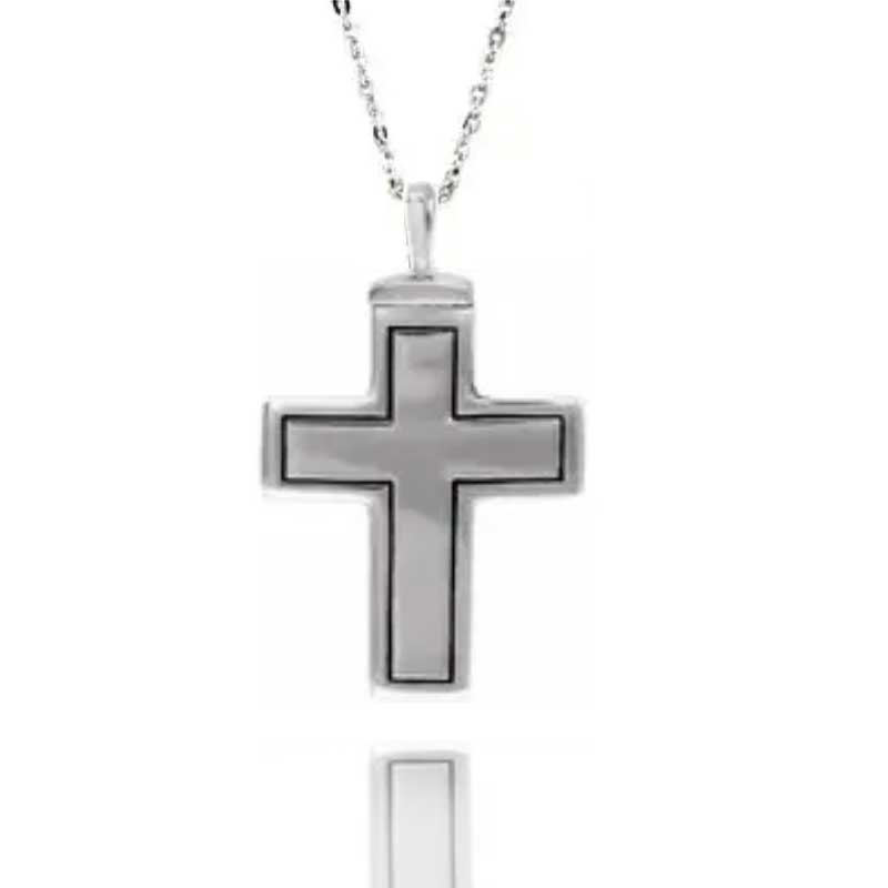 (image for) Sterling Silver Cross Ash Holder
