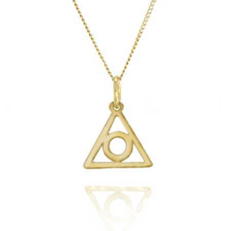 9/16" Gold Alanon Pendant - Click Image to Close